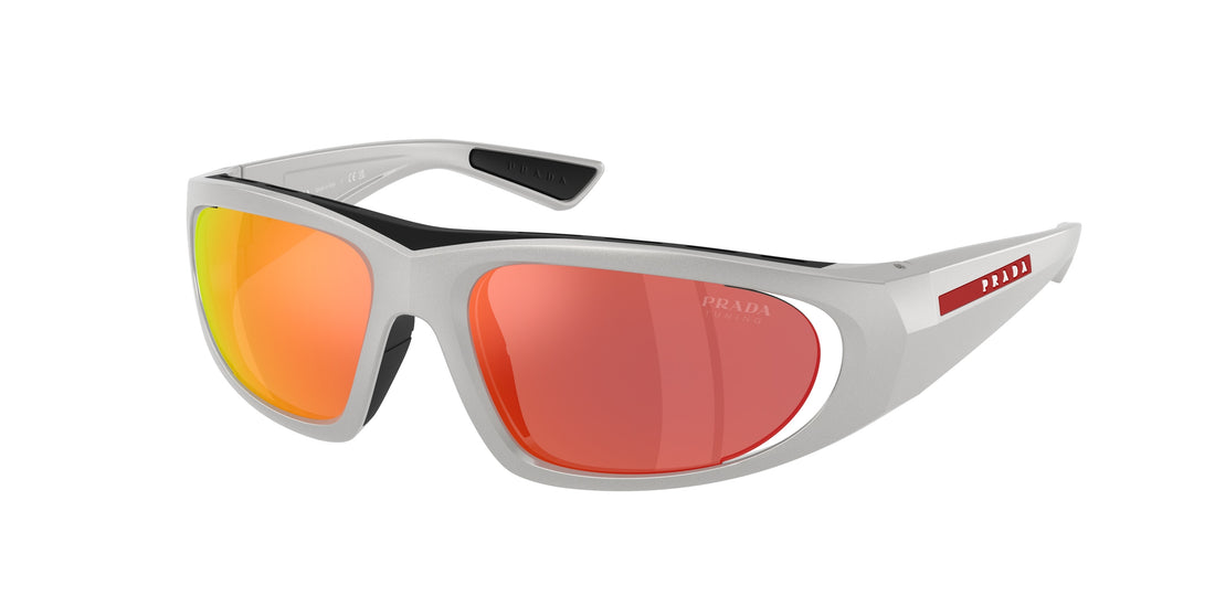 Óculos de sol prada linea rossa ps b03s 14z04u gris irregular masculino tamanho 57mm - Vista principal