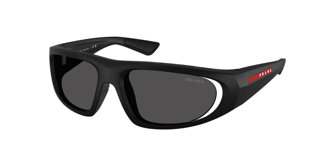Óculos de sol prada linea rossa ps b03s 1bo06f negro irregular masculino tamanho 57mm - Vista principal