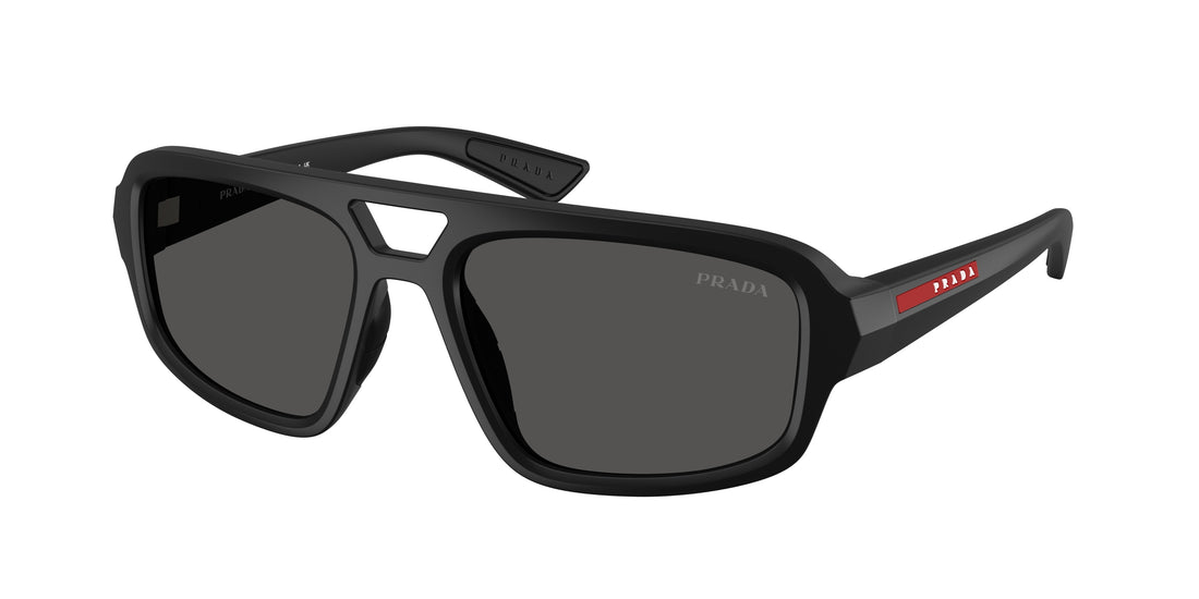 Zonnebrillen prada linea rossa ps b11su 1bo08z negro irregular masculino maat 57mm - Hoofdaanzicht