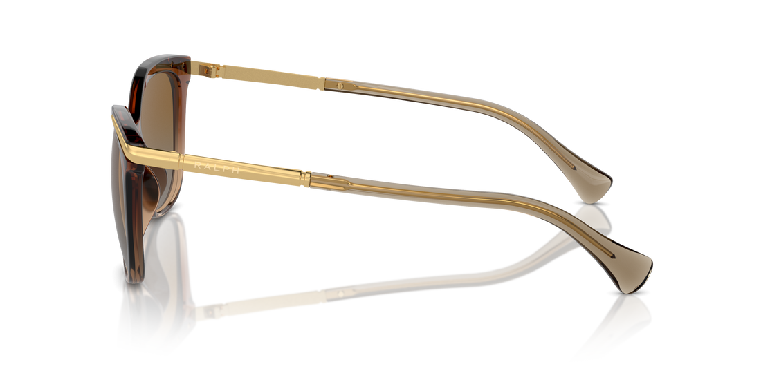 Occhiali da sole ralph ra5309u 6133t5 beige square femenino taglia 55mm - Vista dettagliata