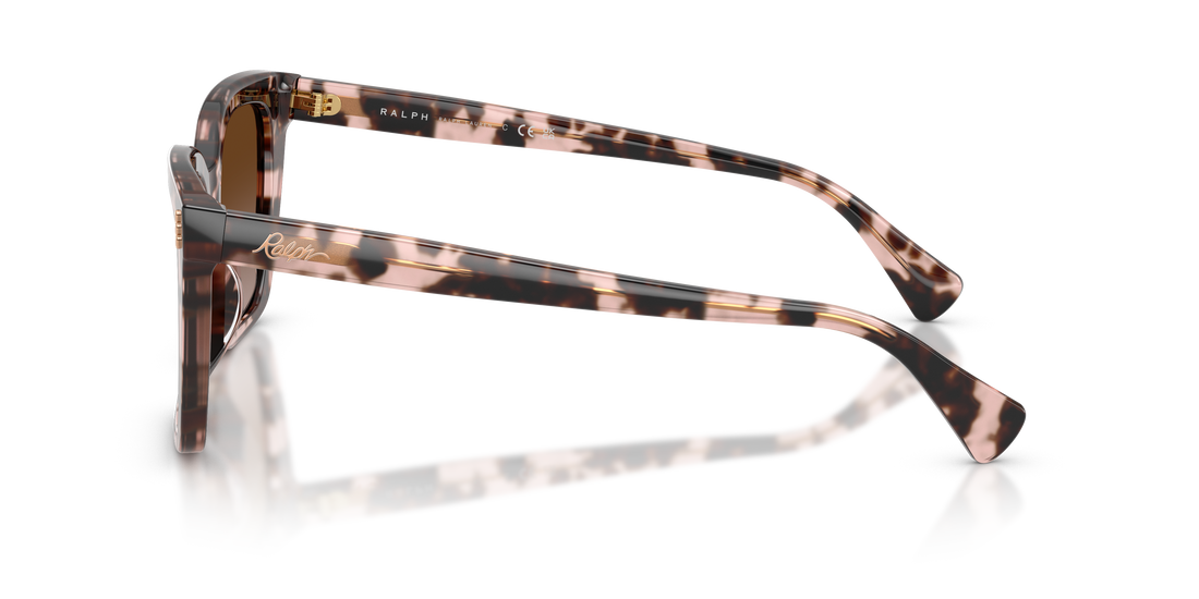 Óculos de sol ralph ra5349u 605813 havana square femenino tamanho 53mm - Vista de detalhe