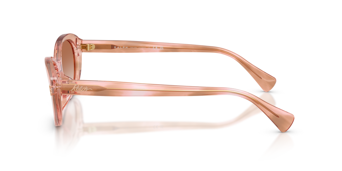Óculos de sol ralph ra5350u 634113 rosa oval femenino tamanho 53mm - Vista de detalhe