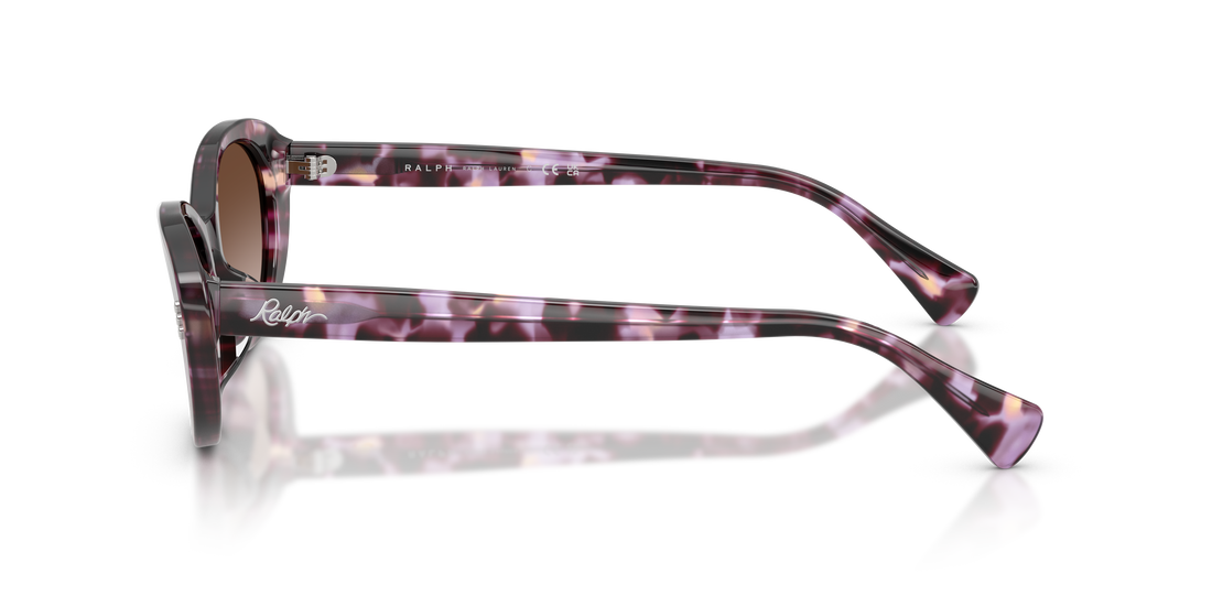 Óculos de sol ralph ra5350u 634213 violeta oval femenino tamanho 53mm - Vista de detalhe