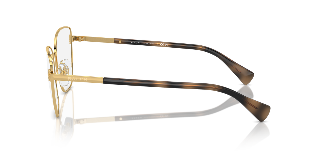 Lunettes de vue ralph ra6060 9004 dorado cat eye femenino taille 54mm - Vue détaillée