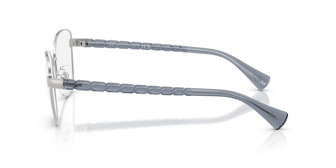 Prescription glasses ralph ra6064 9001 plateado irregular femenino size 55mm - Detailed view