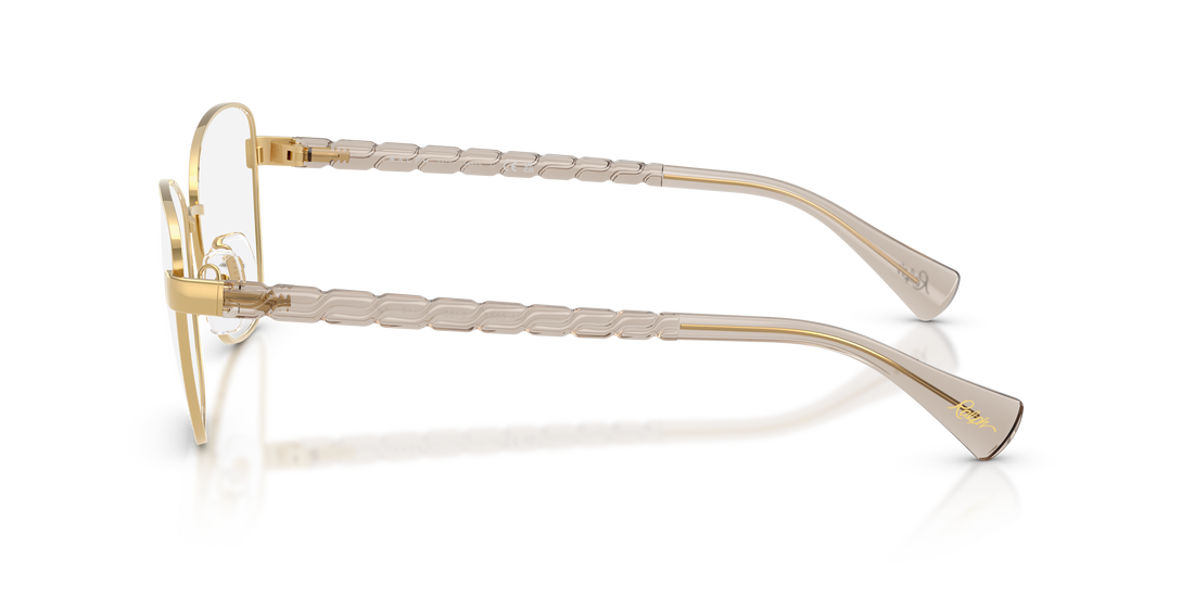 Occhiali da vista ralph ra6064 9493 dorado irregular femenino taglia 55mm - Vista dettagliata