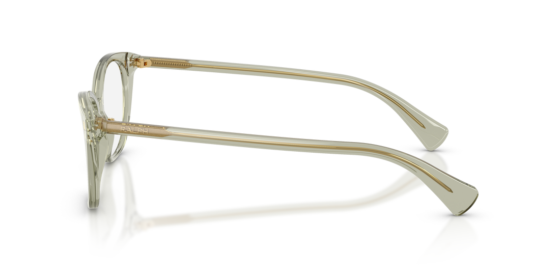 Óculos graduados ralph ra7146 6279 verde pillow femenina tamanho 55mm - Vista de detalhe