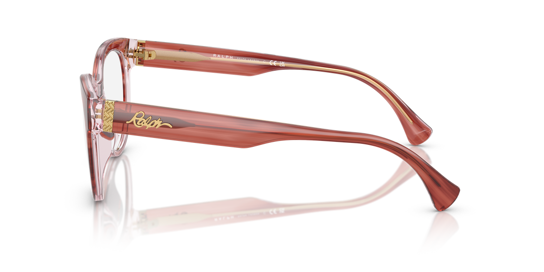 Lunettes de vue ralph ra7173u 6203 rojo pantos femenino taille 53mm - Vue détaillée