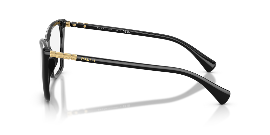 Lunettes de vue ralph ra7177u 5001 negro butterfly femenino taille 55mm - Vue détaillée