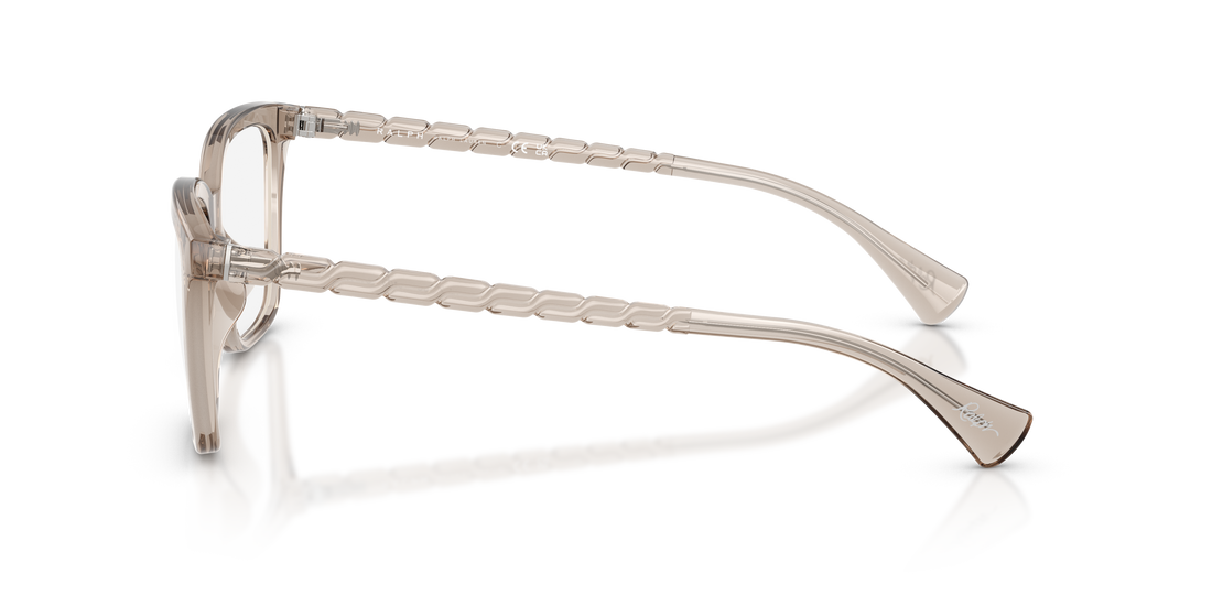 Prescription glasses ralph ra7178u 5802 marron butterfly femenino size 54mm - Detailed view