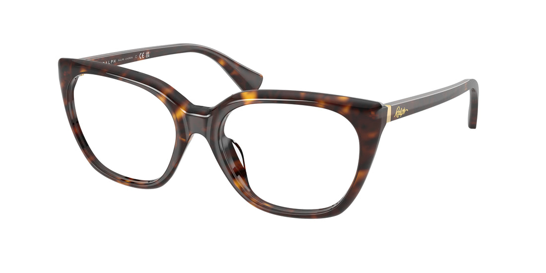 Prescription glasses ralph ra7180u 5003 havana butterfly femenino size 55mm - Main view