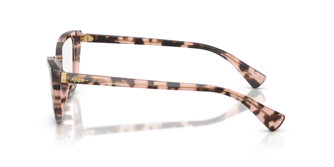 Prescription glasses ralph ra7181u 6058 rosa cat eye femenino size 52mm - Detailed view