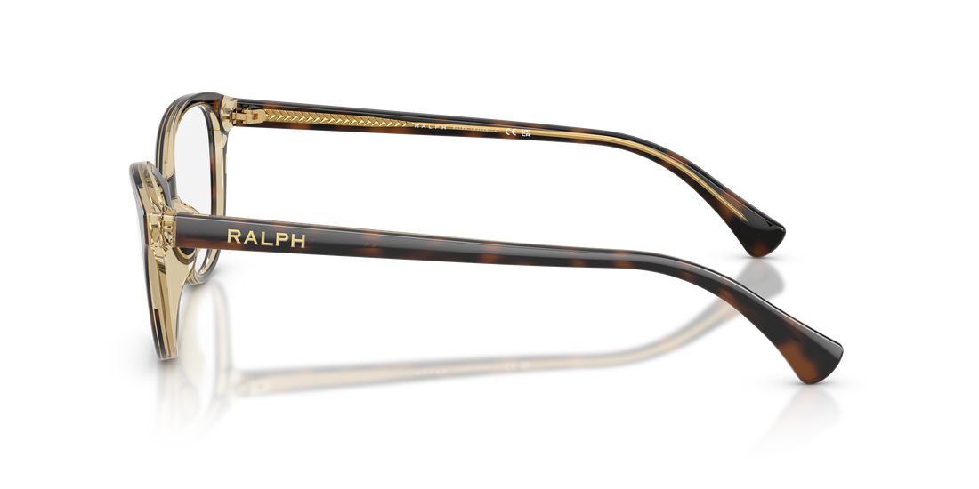 Occhiali da vista ralph ra7186u 6294 havana oval femenino taglia 53mm - Vista dettagliata