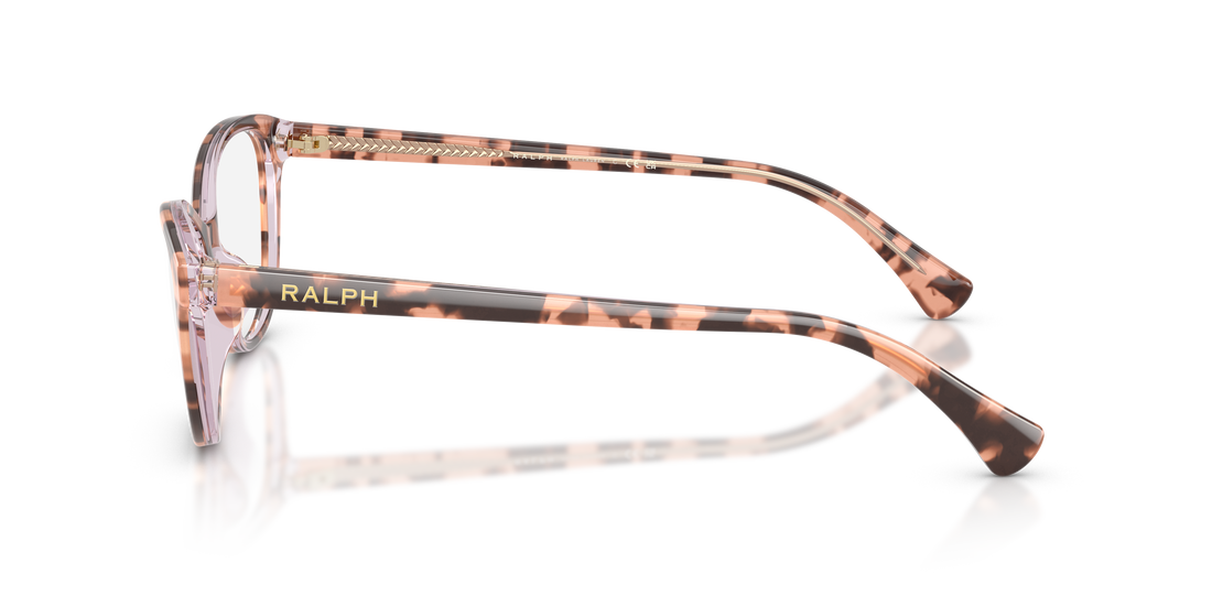 Occhiali da vista ralph ra7186u 6295 havana oval femenino taglia 55mm - Vista dettagliata