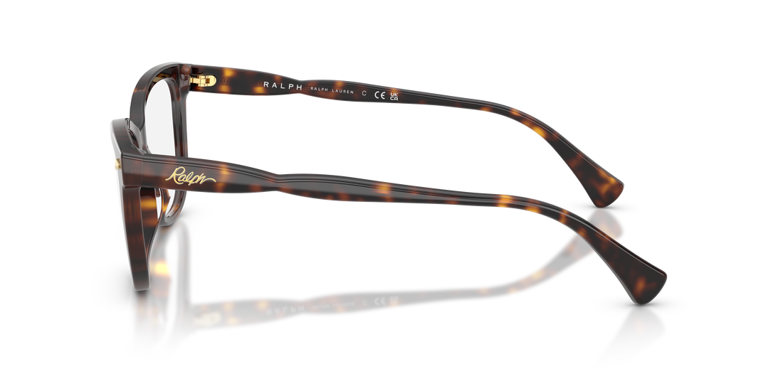 Lunettes de vue ralph ra7189u 5003 havana pantos femenino taille 49mm - Vue détaillée