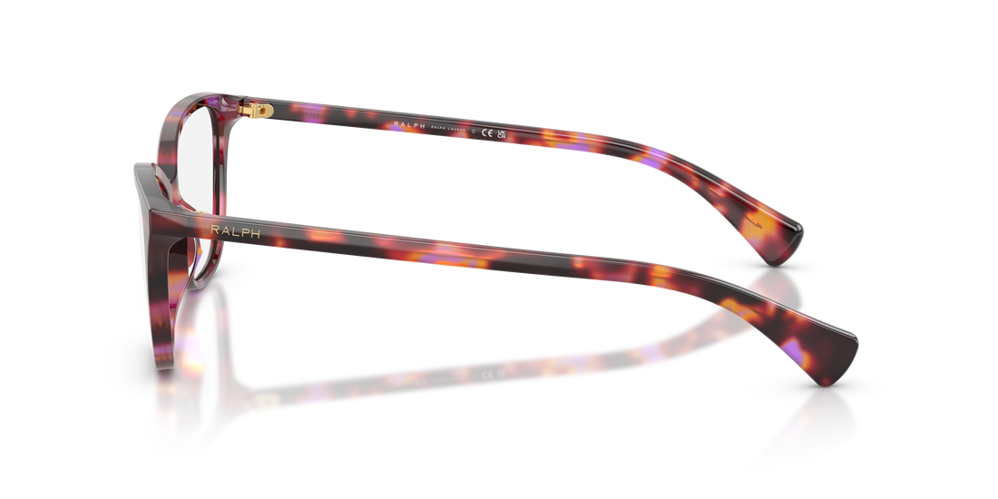 Óculos graduados ralph ra7190u 6239 rosa butterfly femenino tamanho 54mm - Vista de detalhe