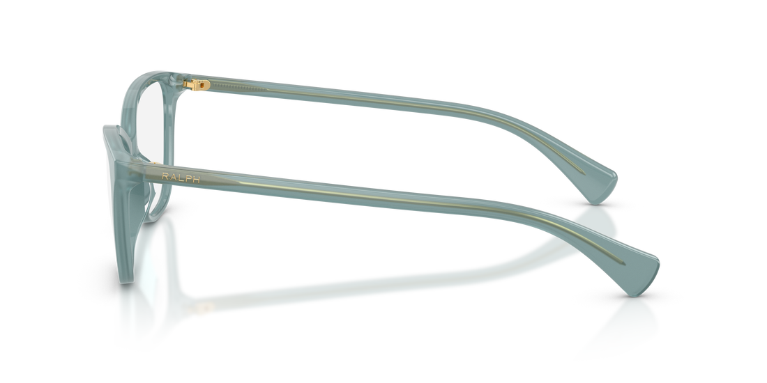 Óculos graduados ralph ra7190u 6240 azul butterfly femenino tamanho 54mm - Vista de detalhe