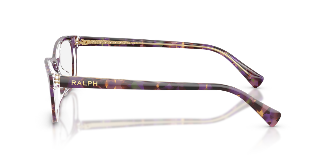 Occhiali da vista ralph ra7194u 6303 havana rectangular femenino taglia 55mm - Vista dettagliata