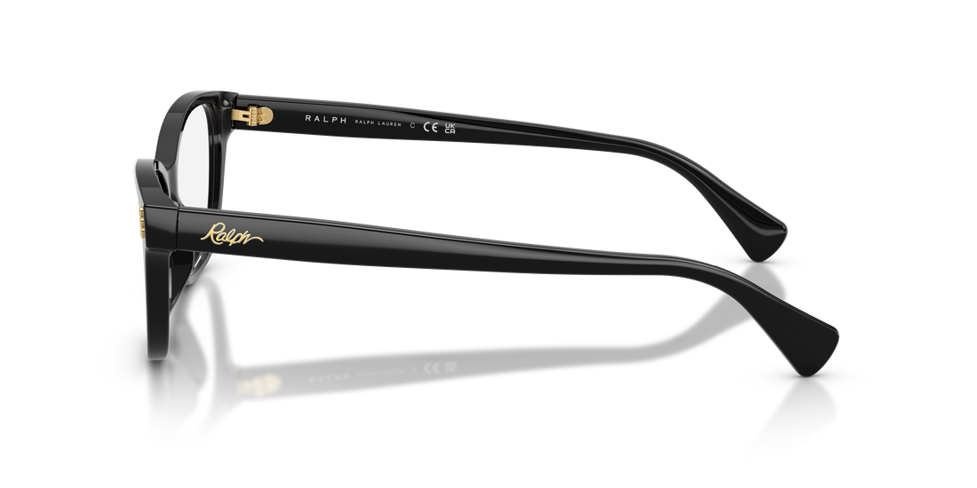 Lunettes de vue ralph ra7195u 5001 negro rectangular femenino taille 52mm - Vue détaillée