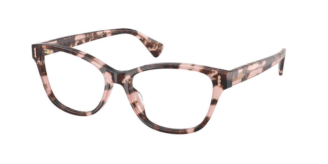 Prescription glasses ralph ra7195u 6058 havana rectangular femenino size 52mm - Main view