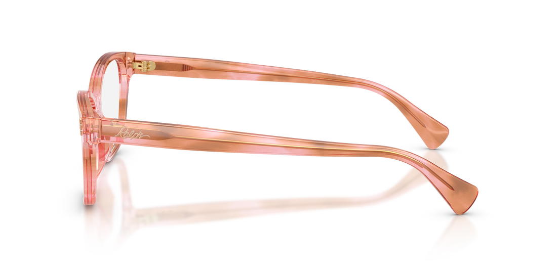 Prescription glasses ralph ra7195u 6341 rosa rectangular femenino size 52mm - Detailed view