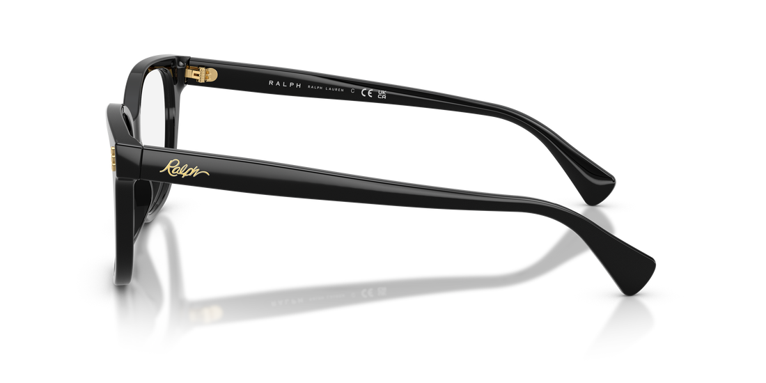 Prescription glasses ralph ra7196u 5001 negro square femenino size 54mm - Detailed view