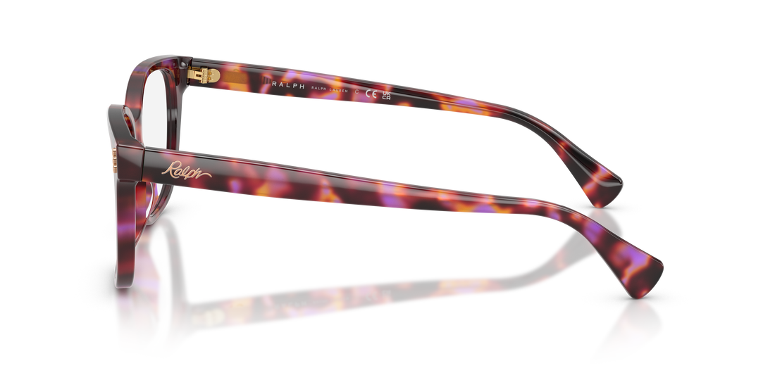 Prescription glasses ralph ra7196u 6239 violeta square femenino size 52mm - Detailed view