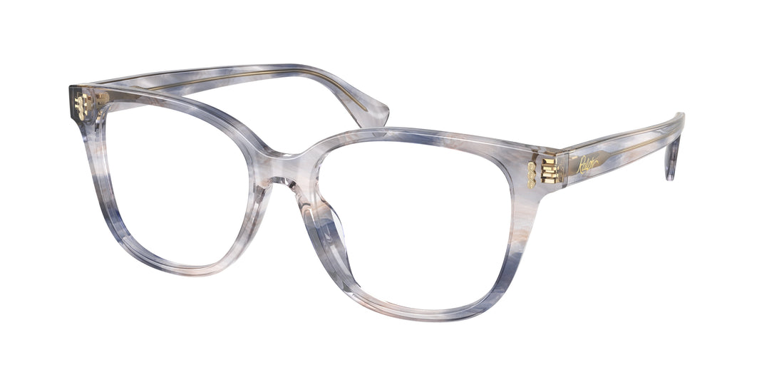 Prescription glasses ralph ra7196u 6343 havana square femenino size 54mm - Main view