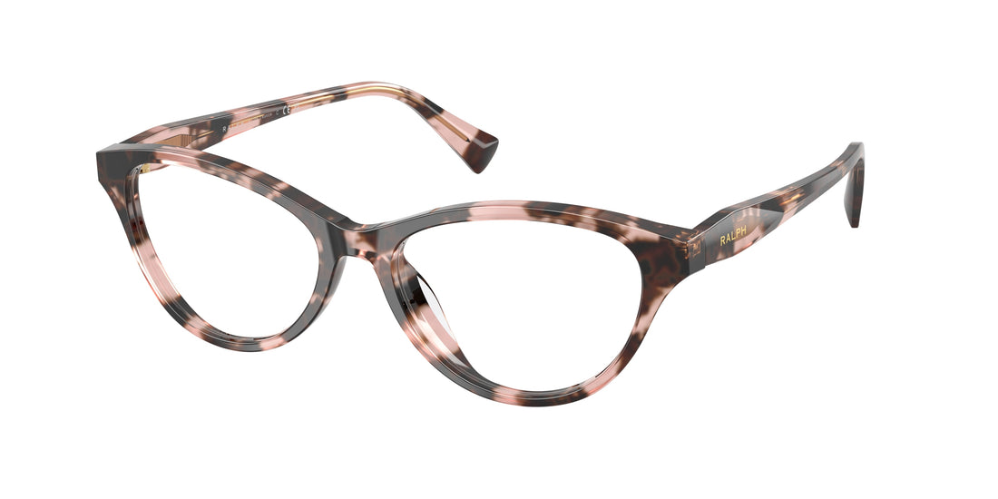 Prescription glasses ralph ra7197u 6058 havana cat eye femenino size 53mm - Main view