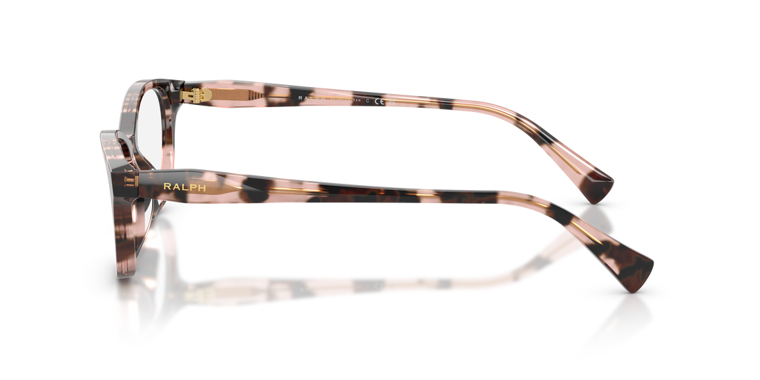 Prescription glasses ralph ra7197u 6058 havana cat eye femenino size 53mm - Detailed view