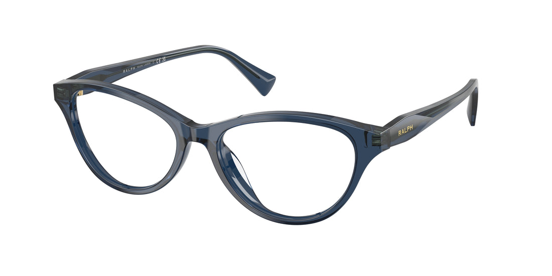 Prescription glasses ralph ra7197u 6346 azul cat eye femenino size 55mm - Main view