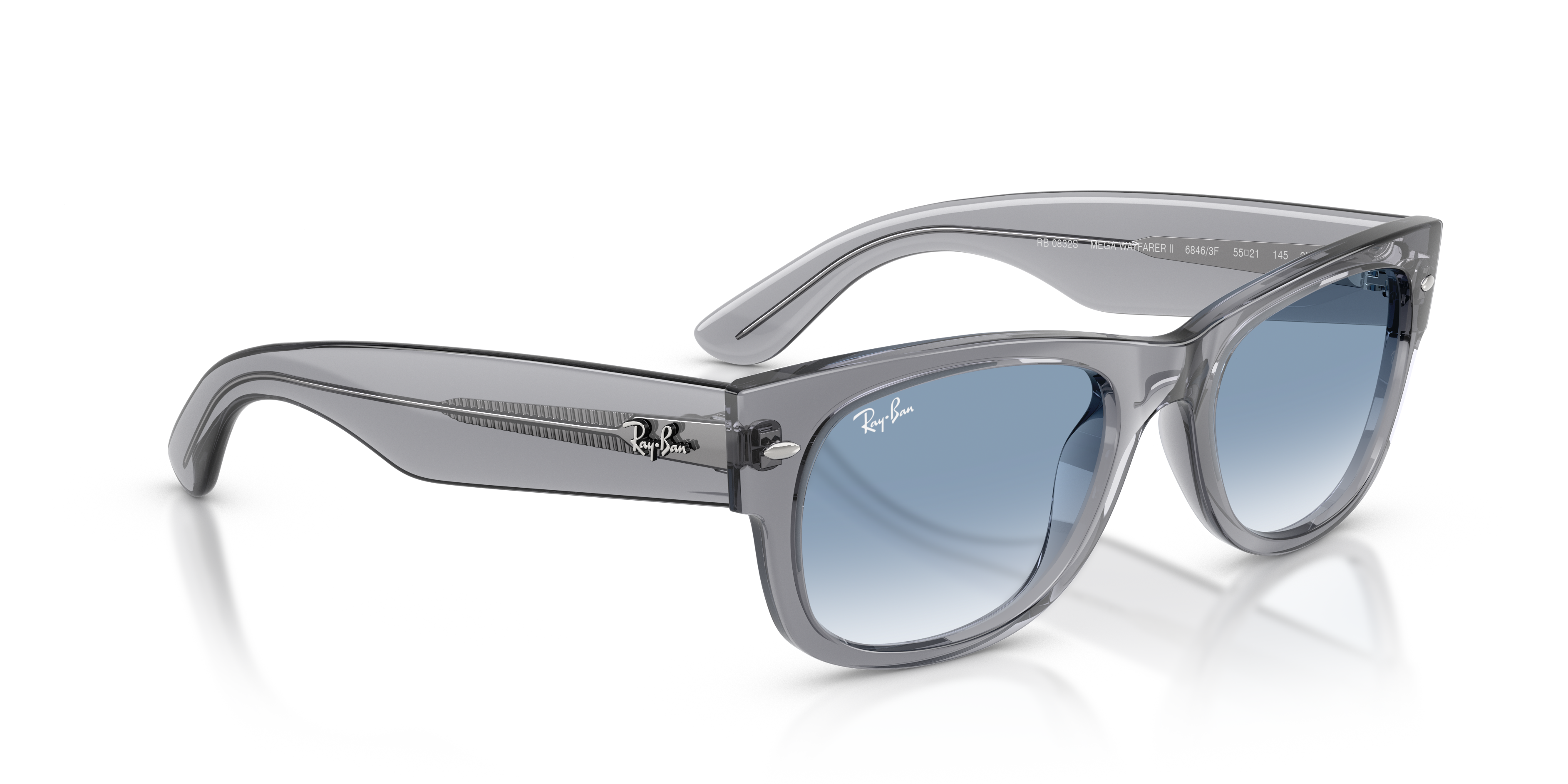 RAY-BAN RB0832S MEGA WAYFARER II 68463F 55