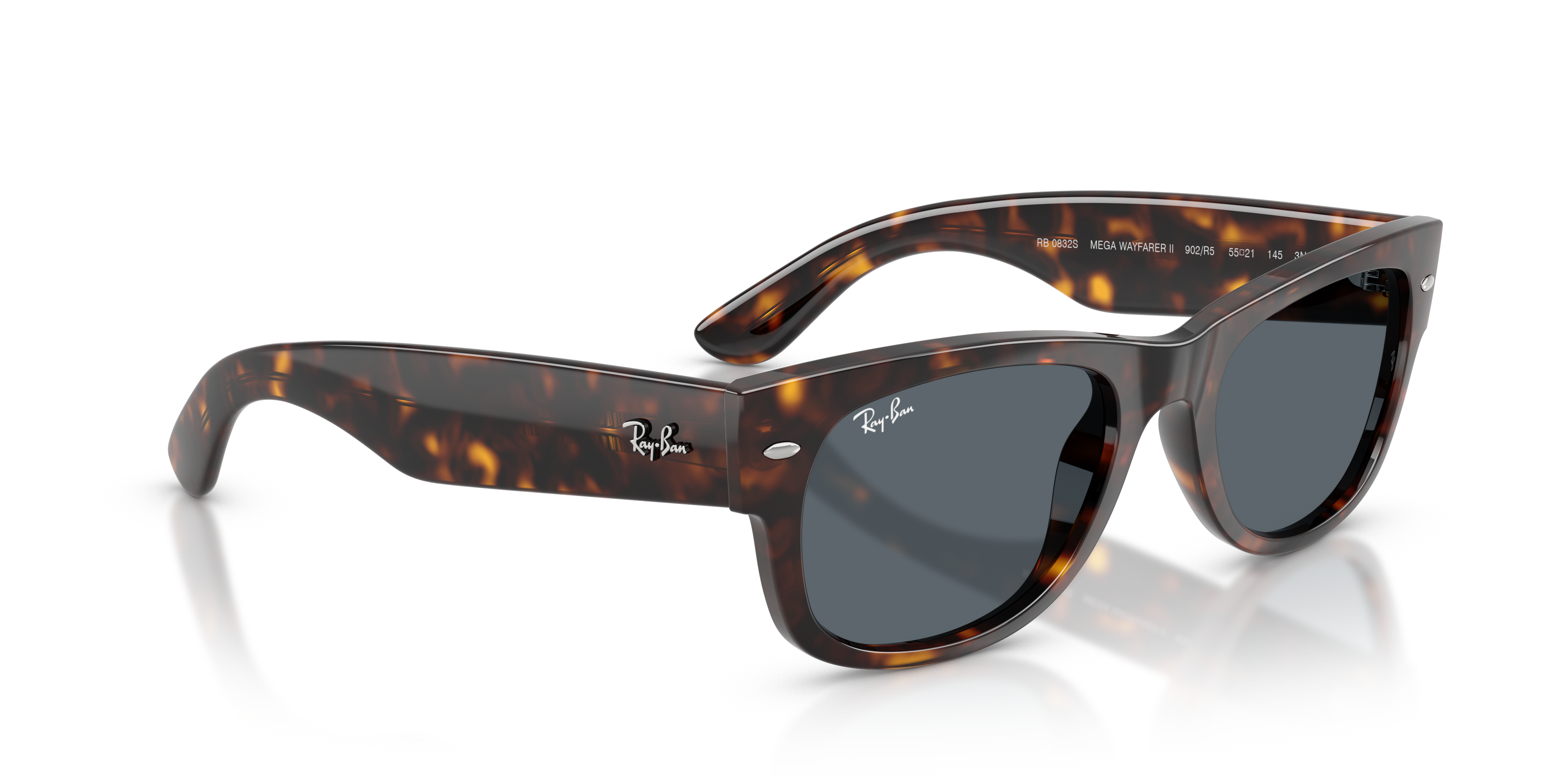 RAY-BAN RB0832S MEGA WAYFARER II 902/R5 55