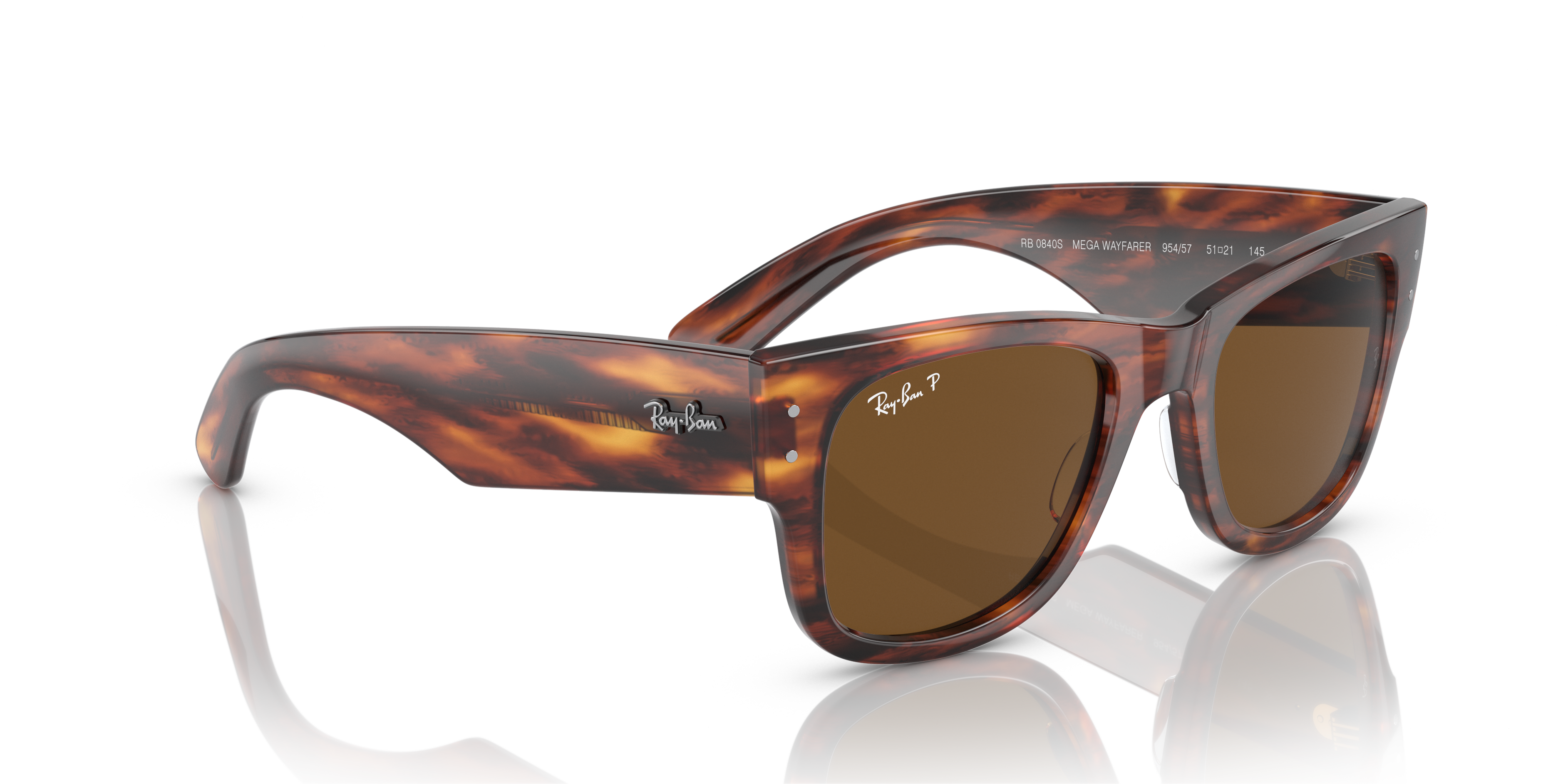 RAY-BAN RB0840S MEGA WAYFARER 954/57 51
