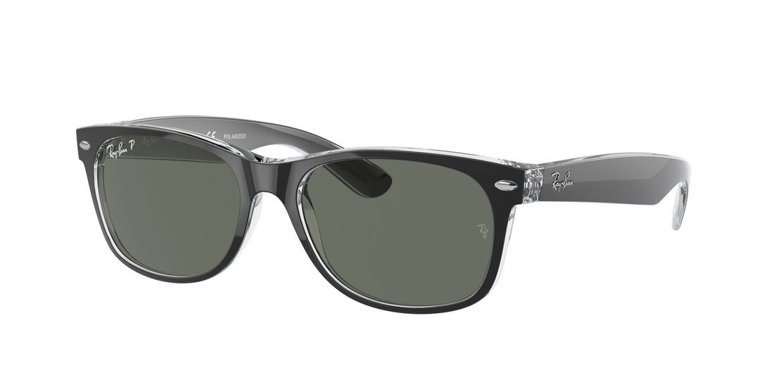 Óculos de sol ray-ban rb2132 new wayfarer 605258 negro square unisex tamanho 55mm - Vista principal