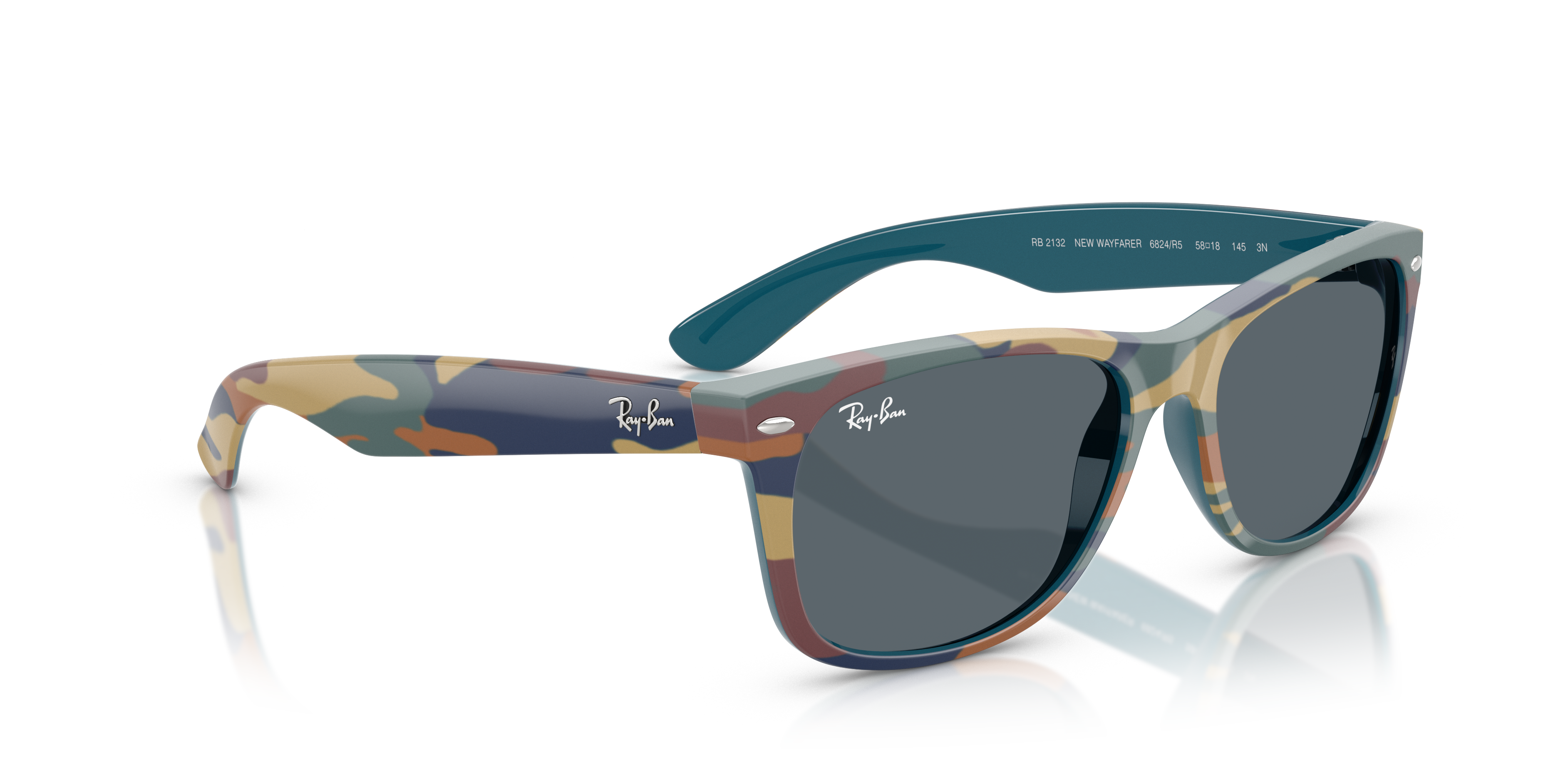 RAY-BAN RB2132 NEW WAYFARER 6824R5 55