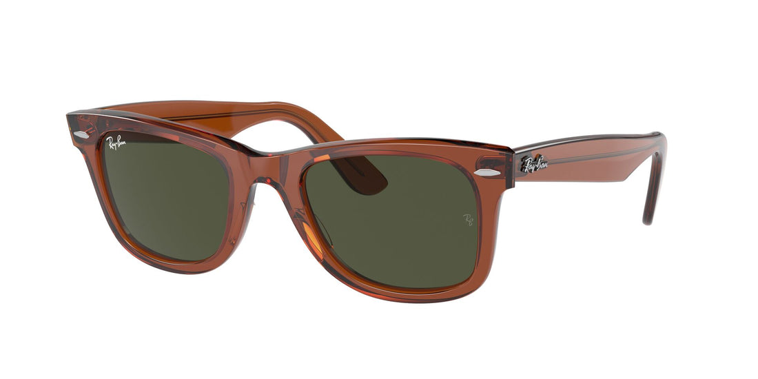 Occhiali da sole ray-ban rb2140 wayfarer 677631 marron square unisex taglia 50mm - Vista principale