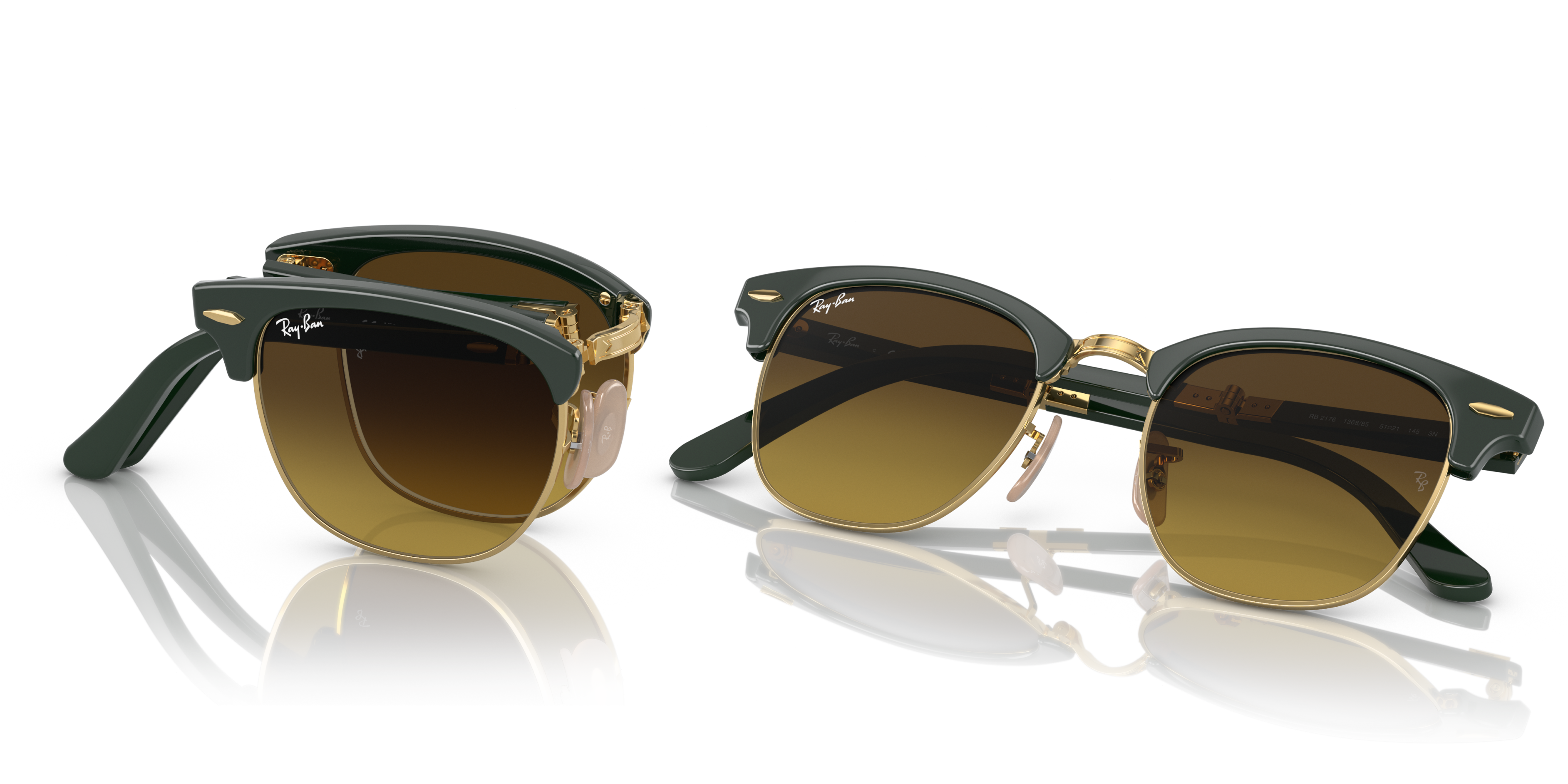 RAY-BAN RB2176 CLUBMASTER FOLDING 136885 51