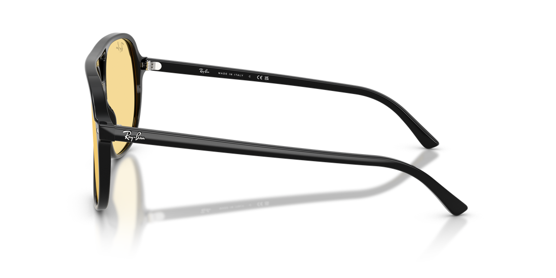 Óculos de sol ray-ban rb2198 bill 901/r6 negro square unisex tamanho 60mm - Vista de detalhe