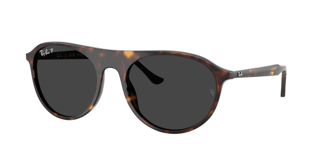 Óculos de sol ray-ban rb2215 902/48 havana square unisex tamanho 59mm - Vista principal