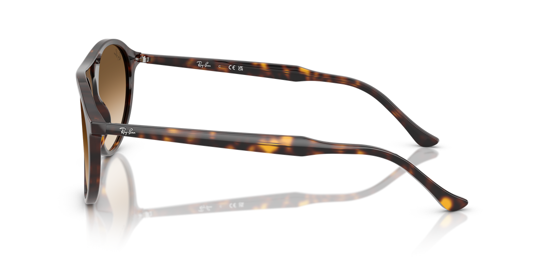Óculos de sol ray-ban rb2215 902/51 havana square unisex tamanho 59mm - Vista de detalhe