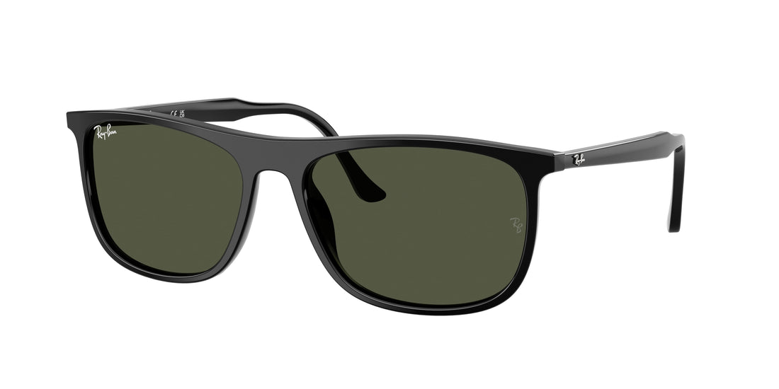 Óculos de sol ray-ban rb2216 901/31 negro rectangular unisex tamanho 61mm - Vista principal
