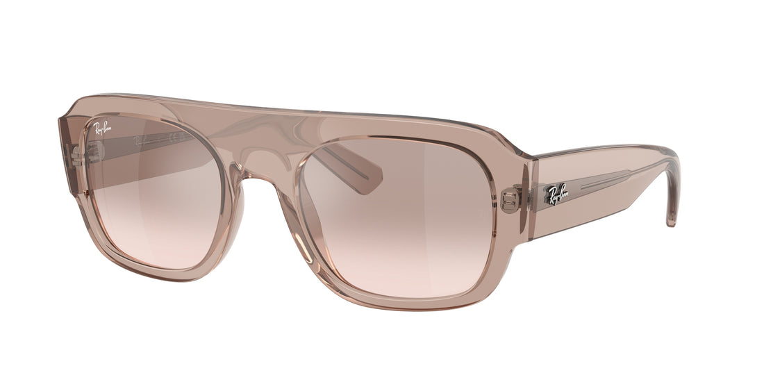 Óculos de sol ray-ban rb2218 67278z marron irregular unisex tamanho 55mm - Vista principal