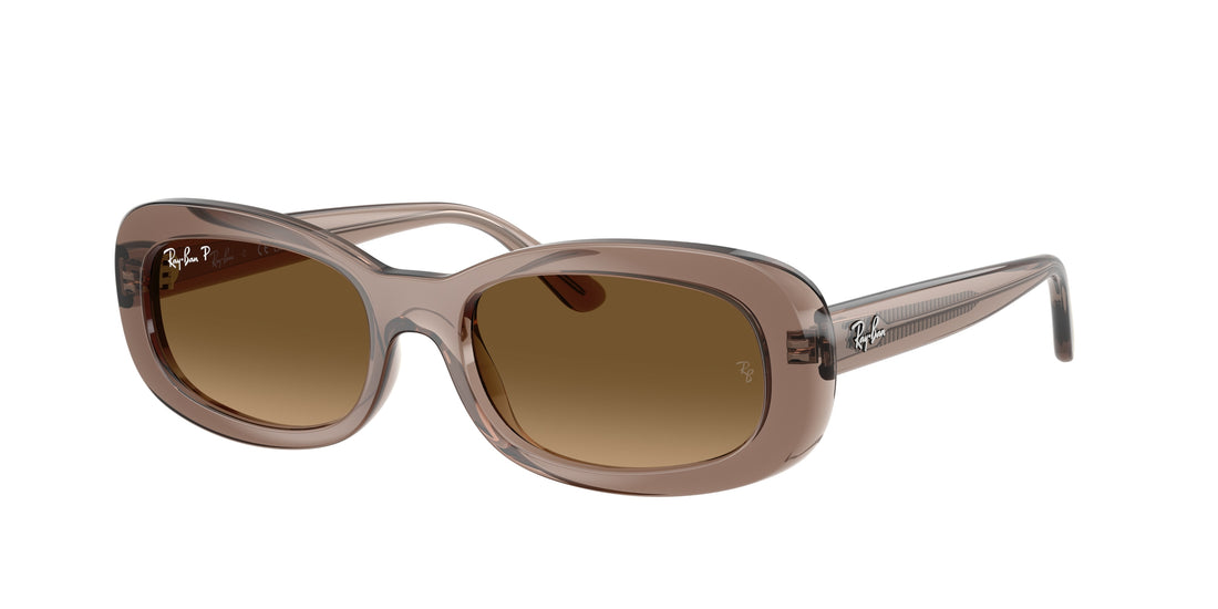 Sunglasses ray-ban rb2221 6827m2 marron oval femenino size 56mm - Main view