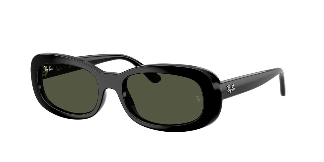 Occhiali da sole ray-ban rb2221 901/31 negro oval femenino taglia 56mm - Vista principale