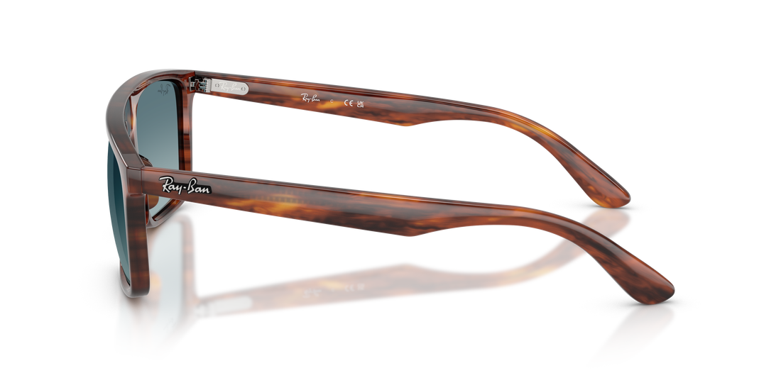 Óculos de sol ray-ban rb2222 954/3m marron square unisex tamanho 55mm - Vista de detalhe
