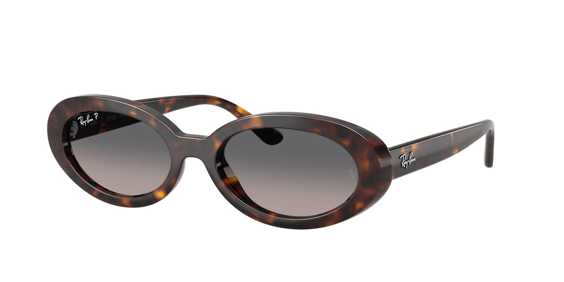 Occhiali da sole ray-ban rb2223 902/m3 havana oval femenino taglia 54mm - Vista principale