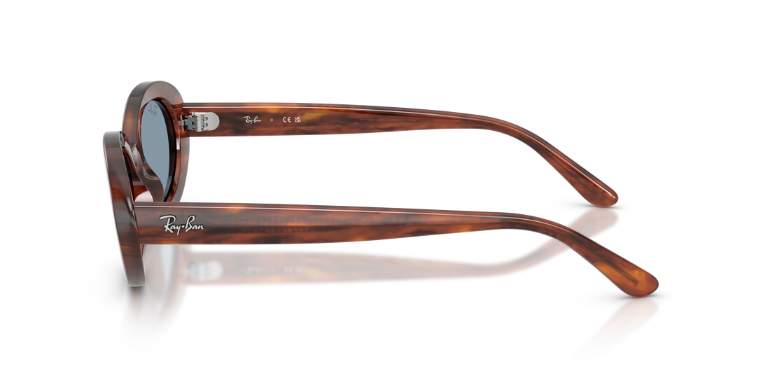 Sunglasses ray-ban rb2223 954/56 marron oval femenino size 54mm - Detailed view