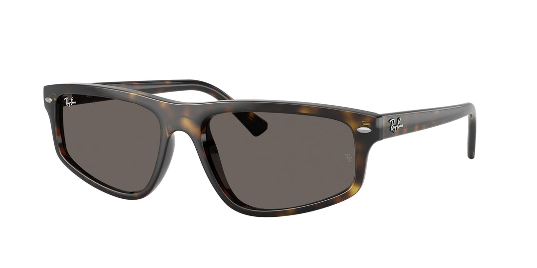 Óculos de sol ray-ban rb2225 710/b1 havana irregular unisex tamanho 59mm - Vista principal