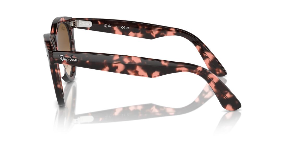 Óculos de sol ray-ban rb2241 wayfarer way 133451 rosa round unisex tamanho 54mm - Vista de detalhe